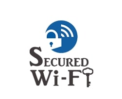 Wi-Fiオプション利用可能スポットの目印