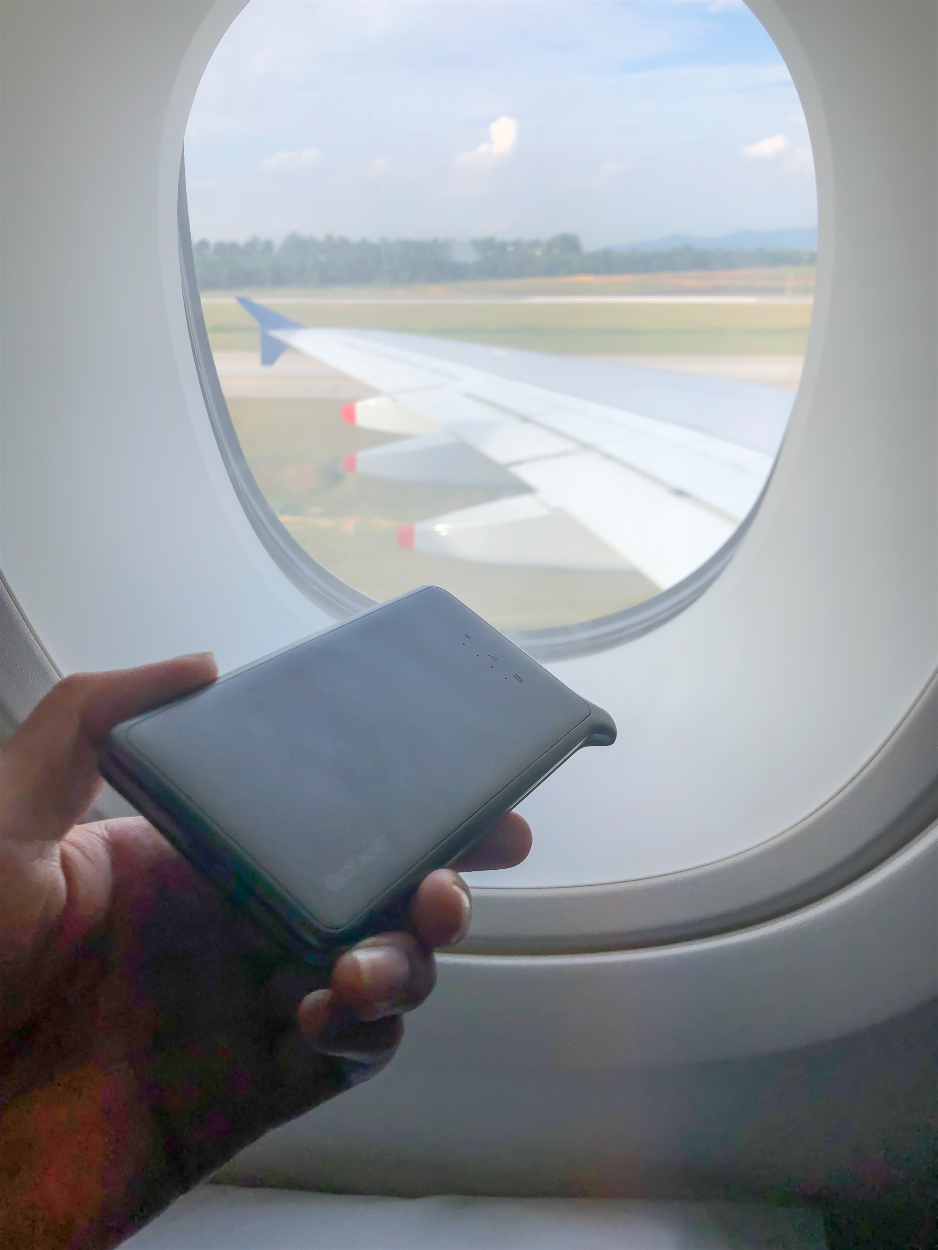 クアラルンプール国際空港でのどんなときもWiFi端末